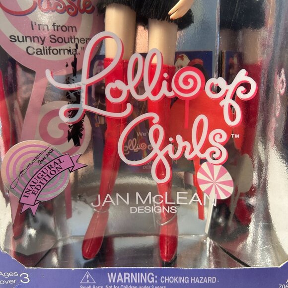 Jan Mclean Lollipop Girls Cassie Doll 706202 Inaugural Edition Vintage - Picture 3 of 4